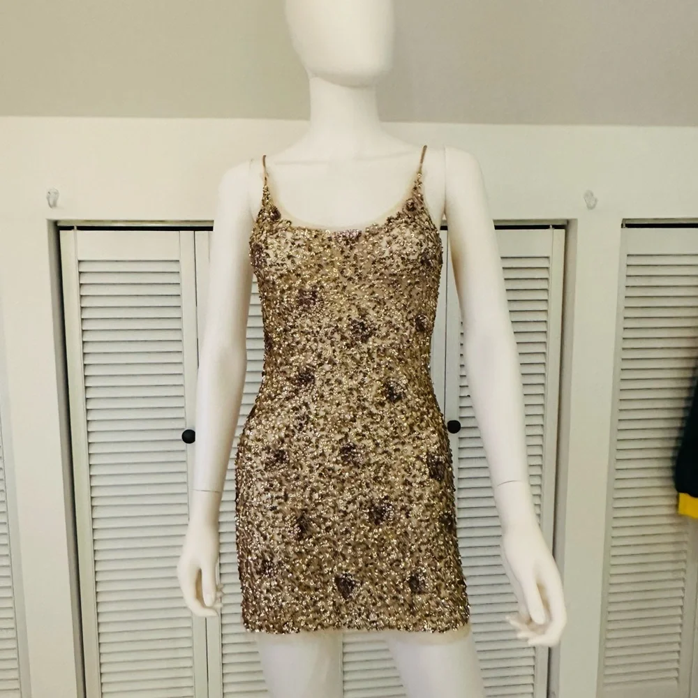 “The Standout Guarantee” 3 piece outfit featuring Arden B. sheer sequin dress. - Picture 10 of 11